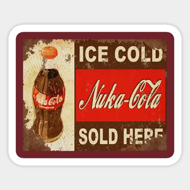 nuka cola here Sticker by CosmeticMechanic